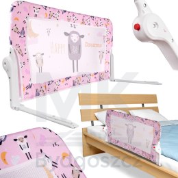 Barierka osłona ochronna do łóżka otwierana 90cm owieczka