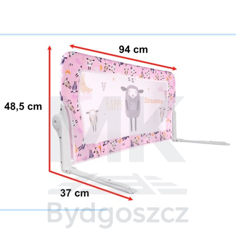 Barierka osłona ochronna do łóżka otwierana 90cm owieczka Barierka osłona ochronna do łóżka otwierana 90cm owieczka