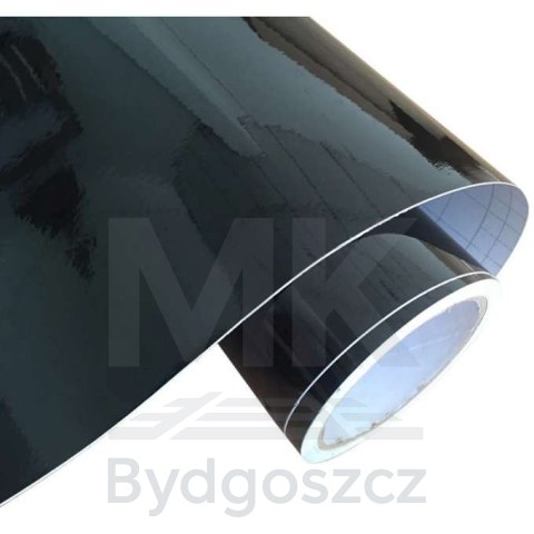 Folia rolka lekki połysk czarna 1,52x30m Folia rolka lekki połysk czarna 1,52x30m