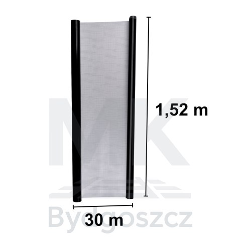 Folia rolka lekki połysk czarna 1,52x30m Folia rolka lekki połysk czarna 1,52x30m