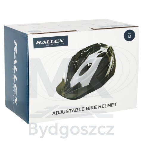 Kask rowerowy RALLEX otwory wentylacyjne regulowany damski męski uniwersalny młodzieżowy regulowany 54-58 cm Kask rowerowy RALLEX otwory wentylacyjne regulowany damski męski uniwersalny młodzieżowy regulowany 54-58 cm