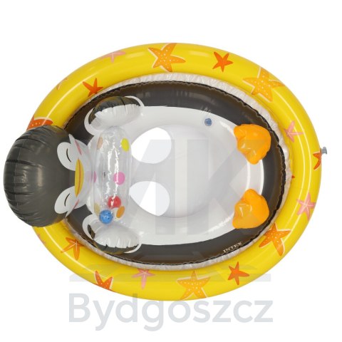 Kółko do pływania dla niemowląt koło pontonik dla dzieci dmuchany z siedziskiem pingwin max 23kg 3-4lata INTEX 59570 Kółko do pływania dla niemowląt koło pontonik dla dzieci dmuchany z siedziskiem pingwin max 23kg 3-4lata INTEX 59570