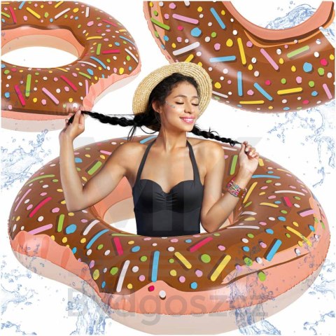 Kółko do pływania koło dmuchane BESTWAY 36188 donut brązowe 107cm Kółko do pływania koło dmuchane BESTWAY 36188 donut brązowe 107cm