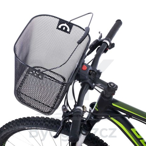 Koszyk rowerowy RALLEX kosz przedni metalowy na kierownicę click Koszyk rowerowy RALLEX kosz przedni metalowy na kierownicę click