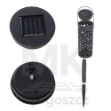 Lampa solarna ogrodowa ażurowa latarenka lampion LED czujnik zmierzchu wbijana 4szt.