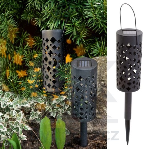 Lampa solarna ogrodowa ażurowa latarenka lampion LED czujnik zmierzchu wbijana 4szt. Lampa solarna ogrodowa ażurowa latarenka lampion LED czujnik zmierzchu wbijana 4szt.