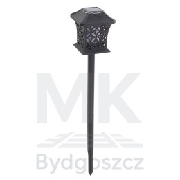 Lampa solarna ogrodowa ażurowa latarenka wisząca wbijana lampion 12 LED