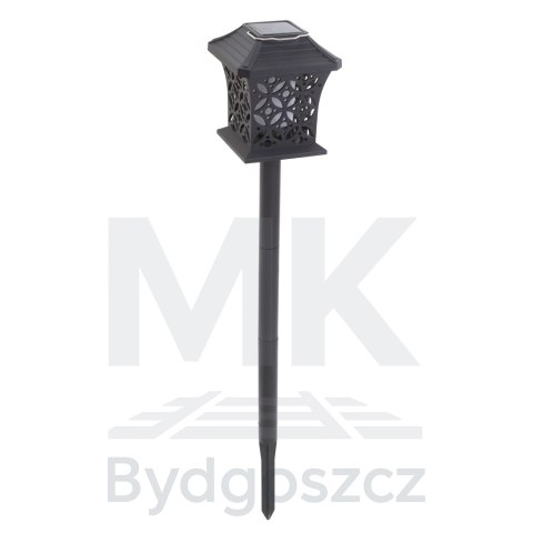 Lampa solarna ogrodowa ażurowa latarenka wisząca wbijana lampion 12 LED Lampa solarna ogrodowa ażurowa latarenka wisząca wbijana lampion 12 LED
