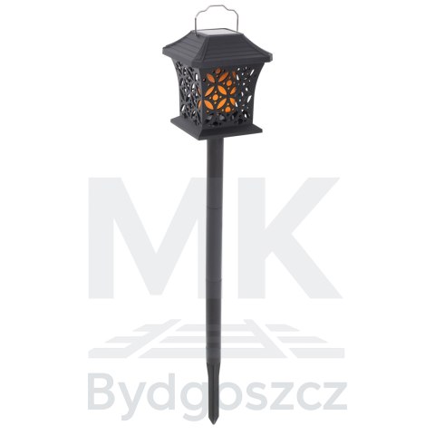 Lampa solarna ogrodowa ażurowa latarenka wisząca wbijana lampion 12 LED Lampa solarna ogrodowa ażurowa latarenka wisząca wbijana lampion 12 LED
