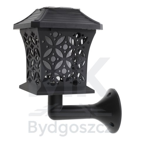 Lampa solarna ogrodowa ażurowa latarenka wisząca wbijana lampion 12 LED Lampa solarna ogrodowa ażurowa latarenka wisząca wbijana lampion 12 LED