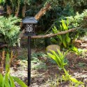 Lampa solarna ogrodowa ażurowa latarenka wisząca wbijana lampion 12 LED