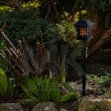 Lampa solarna ogrodowa ażurowa latarenka wisząca wbijana lampion 12 LED
