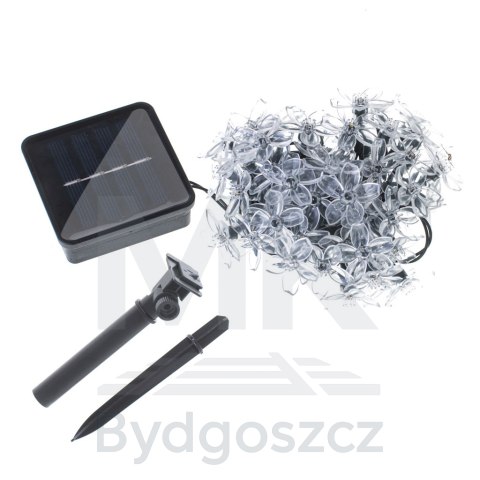 Lampki ogrodowe solarne kwiatki 7m 50LED multikolor Lampki ogrodowe solarne kwiatki 7m 50LED multikolor