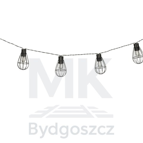 Lampki ogrodowe solarne żarówki girlanda loft 10LED Lampki ogrodowe solarne żarówki girlanda loft 10LED