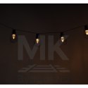 Lampki ogrodowe solarne żarówki girlanda loft 10LED