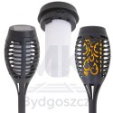 Lampy solarne ogrodowe pochodnie 12LED 4szt.