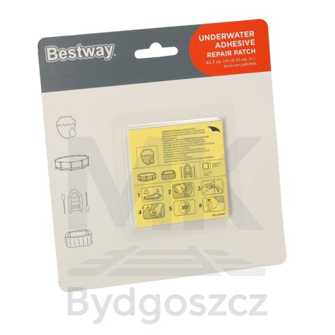 Łatki naprawcze do basenu 10 szt. BESTWAY 62091 Łatki naprawcze do basenu 10 szt. BESTWAY 62091