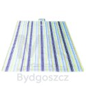 Mata plażowa wodoodporna koc piknikowy plażowy składany torba XXL 200x200cm niebieska
