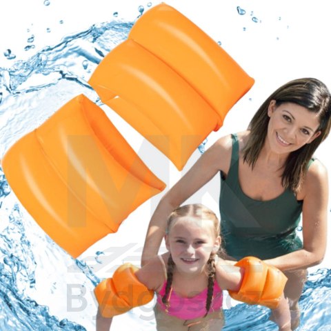 Motylki rękawki do nauki pływania pływaczki dla dzieci BESTWAY 32005 pomarańczowe Motylki rękawki do nauki pływania pływaczki dla dzieci BESTWAY 32005 pomarańczowe