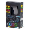 Oświetlenie ambientowe LED do samochodu / auta USB / 12V taśma 5m biała