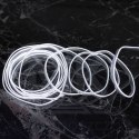 Oświetlenie ambientowe LED do samochodu / auta USB / 12V taśma 5m biała