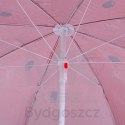 Parasol ogrodowy plażowy regulowany łamany 150cm arbuz UV