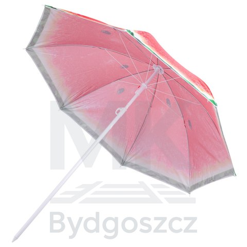 Parasol ogrodowy plażowy regulowany łamany 150cm arbuz UV Parasol ogrodowy plażowy regulowany łamany 150cm arbuz UV