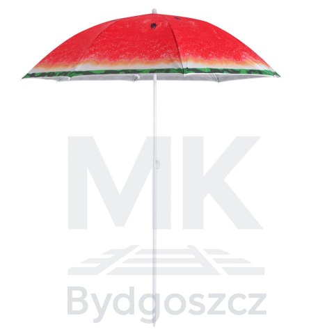 Parasol ogrodowy plażowy regulowany łamany 150cm arbuz UV Parasol ogrodowy plażowy regulowany łamany 150cm arbuz UV