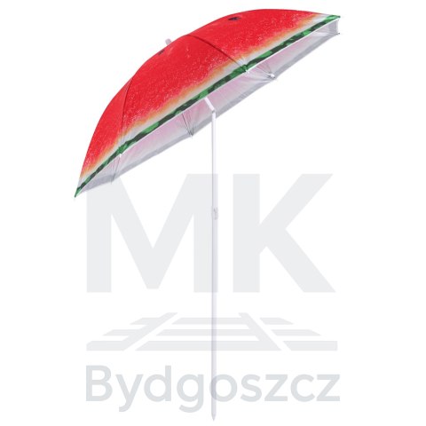 Parasol ogrodowy plażowy regulowany łamany 150cm arbuz UV Parasol ogrodowy plażowy regulowany łamany 150cm arbuz UV