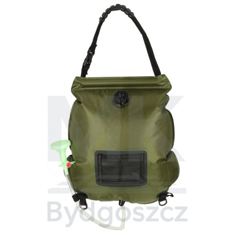 Prysznic turystyczny solarny polowy kempingowy 20L XXL z termometrem Prysznic turystyczny solarny polowy kempingowy 20L XXL z termometrem