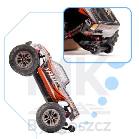 Samochód zdalnie sterowany Q901 1:16 2,4G 4CH 52km/h czerwony Samochód zdalnie sterowany Q901 1:16 2,4G 4CH 52km/h czerwony
