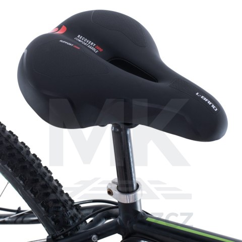 Siodełko rowerowe RALLEX sportowe wygodne pianka elastyczna lampka LED Siodełko rowerowe RALLEX sportowe wygodne pianka elastyczna lampka LED