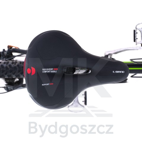 Siodełko rowerowe RALLEX sportowe wygodne pianka elastyczna lampka LED Siodełko rowerowe RALLEX sportowe wygodne pianka elastyczna lampka LED