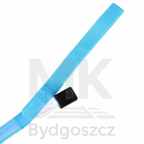 Smycz dla psa kota świecąca spacer jesień zima noc LED 1,2 m niebieska Smycz dla psa kota świecąca spacer jesień zima noc LED 1,2 m niebieska