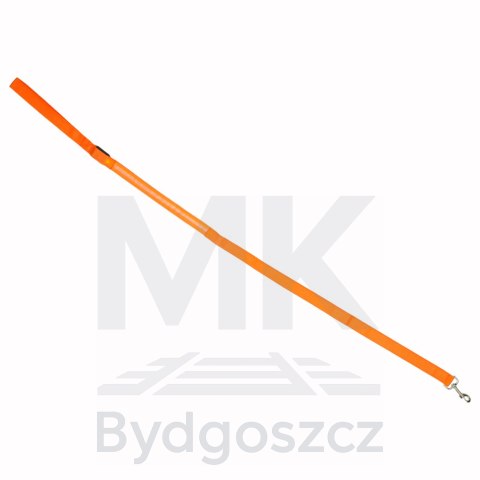 Smycz dla psa kota świecąca spacer jesień zima noc LED 1,2 m pomarańczowa Smycz dla psa kota świecąca spacer jesień zima noc LED 1,2 m pomarańczowa