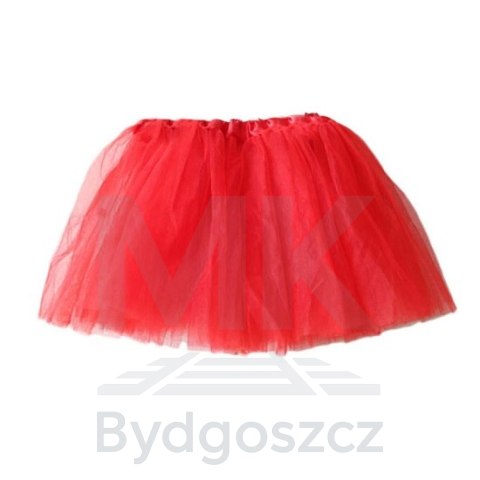 Spódniczka tiulowa tutu kostium strój karnawałowy przebranie czerwona Spódniczka tiulowa tutu kostium strój karnawałowy przebranie czerwona