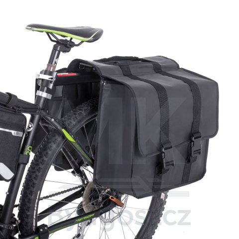 Torba sakwa RALLEX rowerowa podwójna dwukomorowa boczna na rower bagażnik 35L Torba sakwa RALLEX rowerowa podwójna dwukomorowa boczna na rower bagażnik 35L