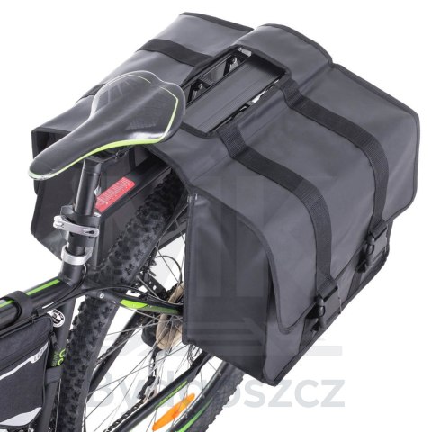 Torba sakwa RALLEX rowerowa podwójna dwukomorowa boczna na rower bagażnik 35L Torba sakwa RALLEX rowerowa podwójna dwukomorowa boczna na rower bagażnik 35L