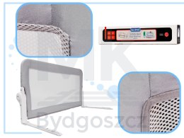 Barierka osłona ochronna do łóżka otwierana 150cm szara