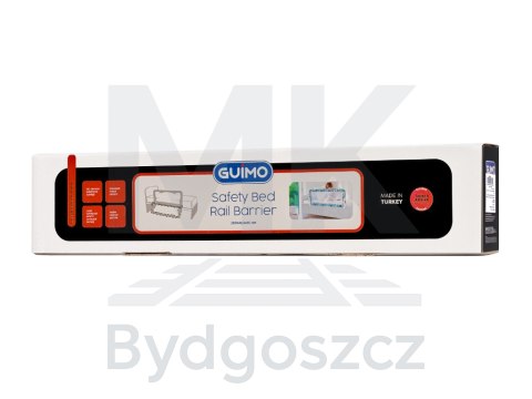 Barierka osłona ochronna do łóżka otwierana150cm czarna Barierka osłona ochronna do łóżka otwierana150cm czarna