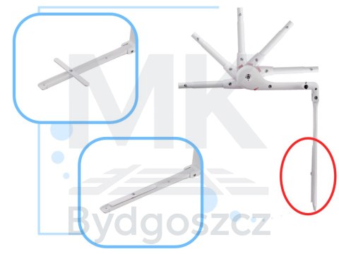 Barierka osłona ochronna do łóżka otwierana150cm czarna Barierka osłona ochronna do łóżka otwierana150cm czarna