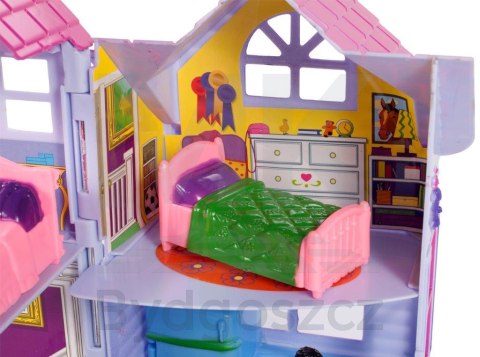 Domek dla lalek Country rozkładana Villa 18cm Domek dla lalek Country rozkładana Villa 18cm