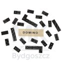 Domino drewniane gra rodzinna edukacyjna z etui klocki z drewna do gry