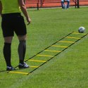 Drabinka koordynacyjna gimnastyczna treningowa do ćwiczeń 6m żółta