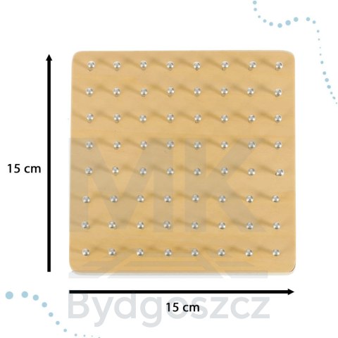 Geoboard geoplan drewniana układanka tworzenie kształtów z gumek Geoboard geoplan drewniana układanka tworzenie kształtów z gumek