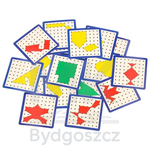 Geoboard geoplan drewniana układanka tworzenie kształtów z gumek Geoboard geoplan drewniana układanka tworzenie kształtów z gumek