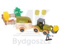 Gospodarstwo rolne farma traktor kombajn maszyny rolnicze zwierzęta zagroda konie + narzędzia wkrętarka