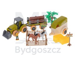 Gospodarstwo rolne farma traktor maszyny rolnicze zwierzęta zagroda konie + śrubokręt