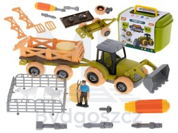 Gospodarstwo rolne farma traktor maszyny rolnicze zwierzęta zagroda owce + śrubokręt