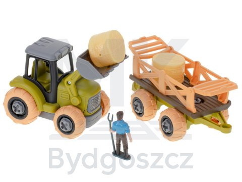 Gospodarstwo rolne farma traktor maszyny rolnicze zwierzęta zagroda owce + śrubokręt Gospodarstwo rolne farma traktor maszyny rolnicze zwierzęta zagroda owce + śrubokręt